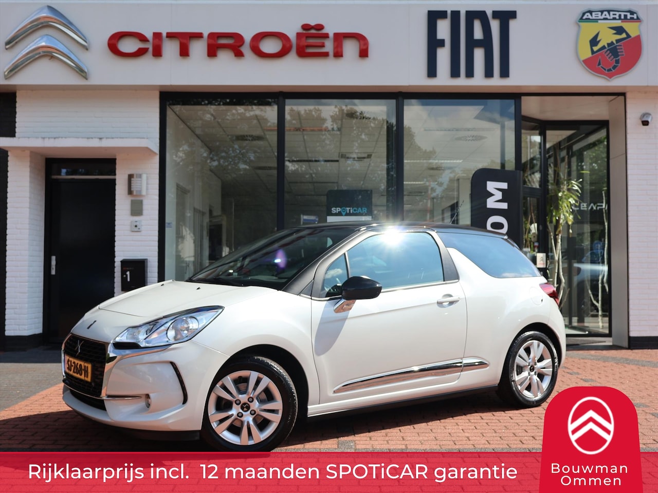 DS 3 - PureTech turbo 110PK S&S So Chic, Rijklaarprijs | Navigatie | Trekhaak afn. | Bluetooth | - AutoWereld.nl