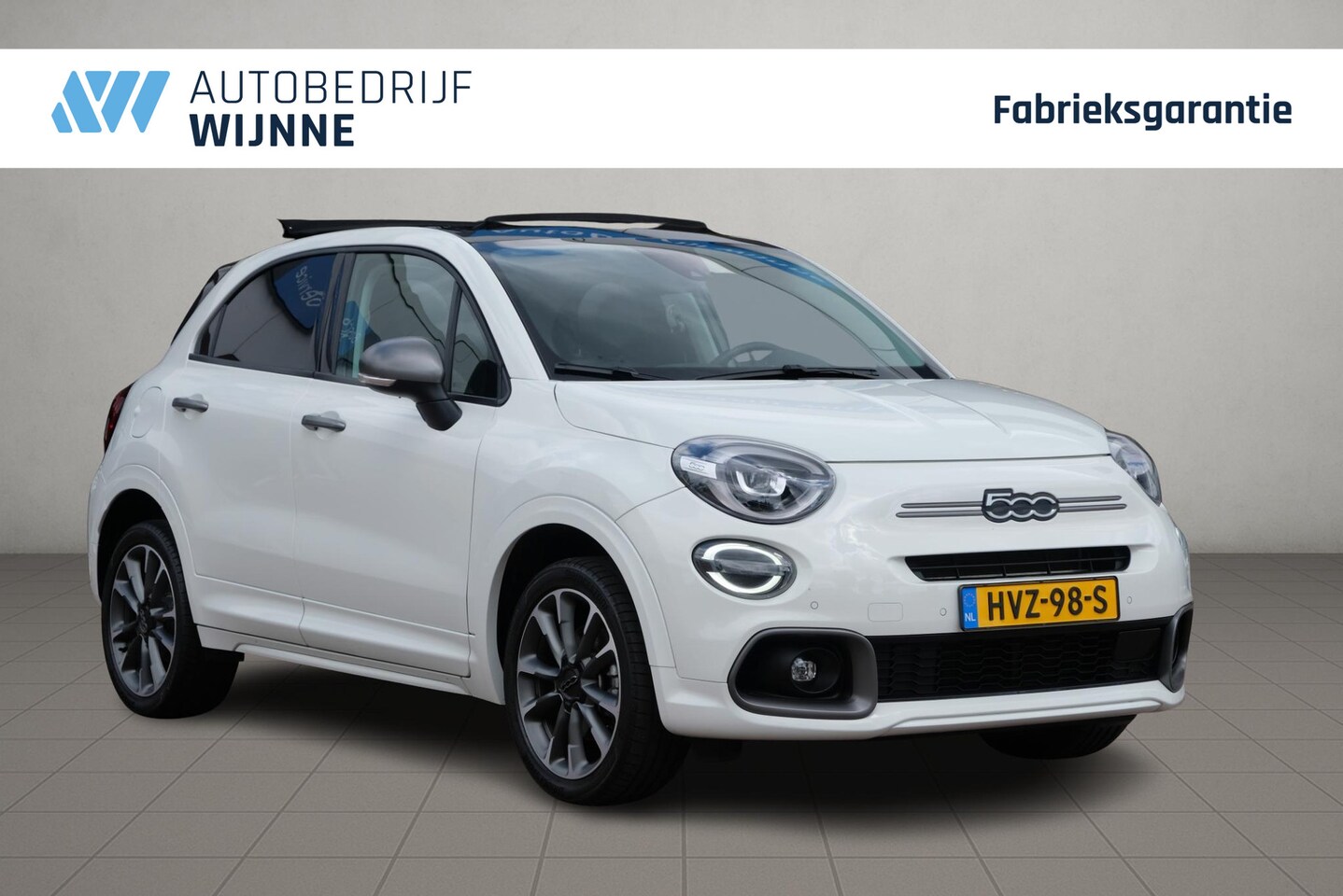 Fiat 500 X - 1.5 Hybrid 130pk DCT7 Sport Cabrio | Navi | App Connect | Climate | Camera | Blind Spot | - AutoWereld.nl