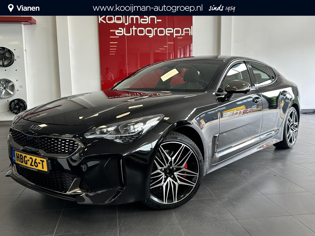 Kia Stinger - 3.3 Twin Turbo V6 AWD GT PRO 3.3 Twin Turbo V6 AWD GT PRO 370PK, AWD, BREMBO, Sportuitlaat met kleppensysteem, 360' Gra - AutoWereld.nl