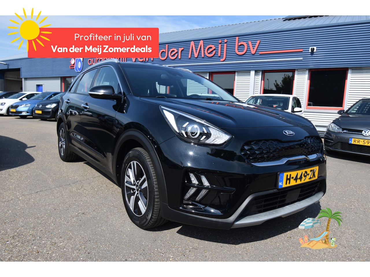 Kia Niro - 1.6 GDi Hybrid DynamicLine 1.6 GDi Hybrid DynamicLine , CLIMATR , CR CONTR , A UITRIJ CAM , NAVI , PDC A , - AutoWereld.nl