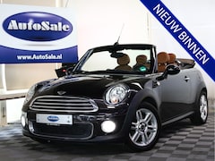 MINI Cabrio - 1.6 Cooper AUTOMAAT Chili LEDER NAVI BT STOELVW PDC '15