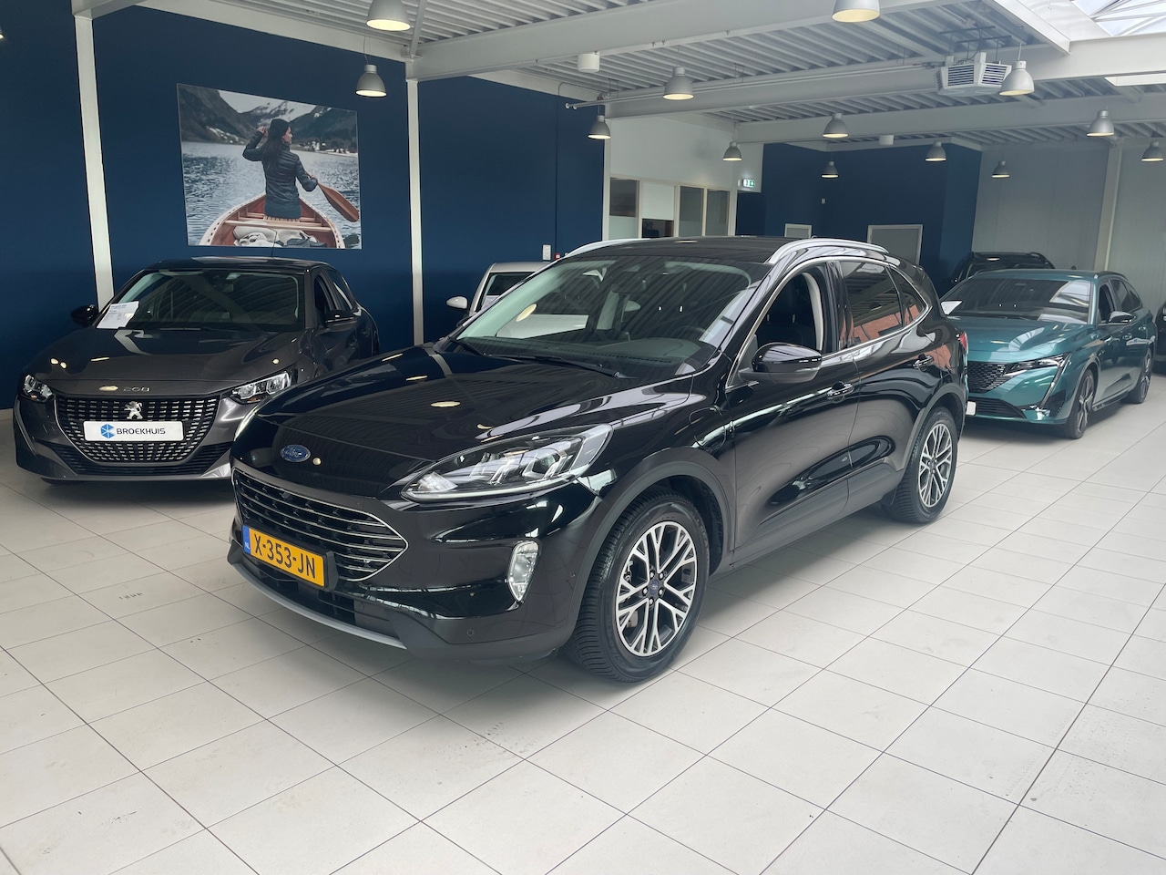 Ford Kuga - 2.5 PHEV Titanium X AUTOMAAT LUXE UITVOERING | PARKEERCAMERA | ADAPTIVE CRUISE | STOEL EN - AutoWereld.nl