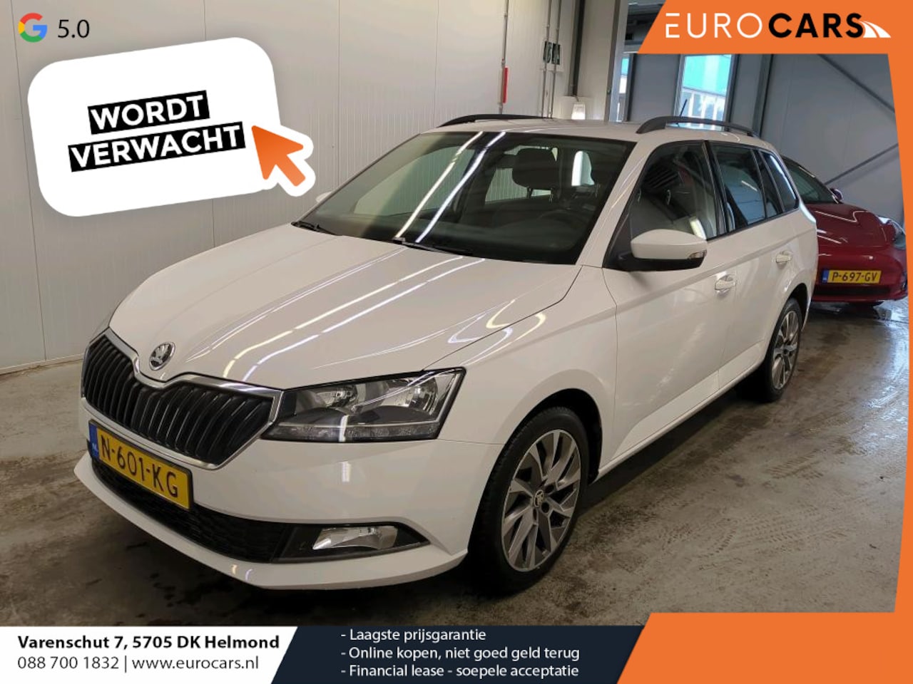Skoda Fabia Combi - 1.0 TSI DSG Business Edition Trekhaak Navigatie Apple Carplay/Android Auto Parkeersensoren - AutoWereld.nl