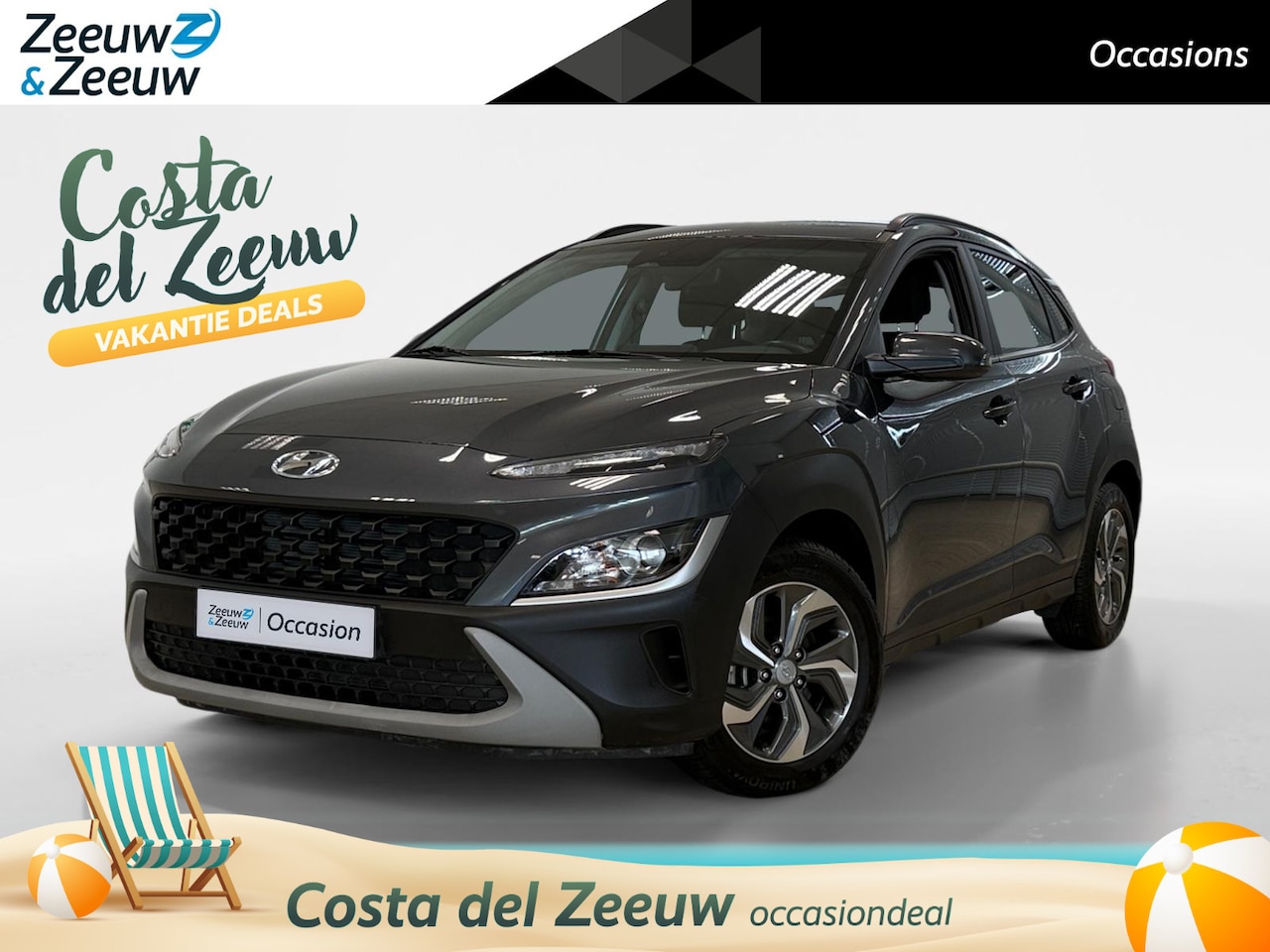 Hyundai Kona - 1.6 HYBRID | COMFORT SMART | AUTOMAAT | NAVI | CAMERA | - AutoWereld.nl