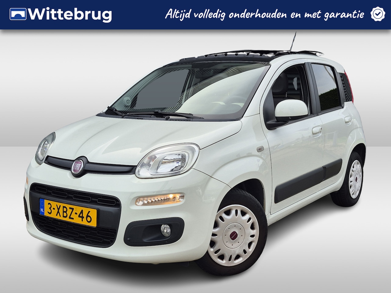Fiat Panda - 0.9 TwinAir Lounge | Uniek Schuifdak | Bluetooth | Airco | Mooi Fris Interieur - AutoWereld.nl