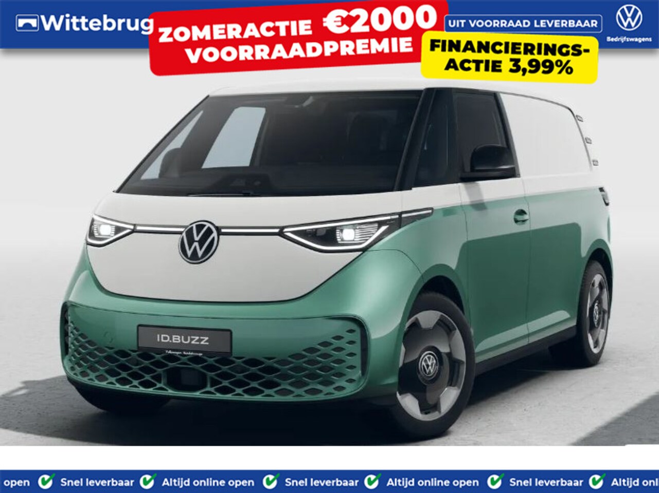 Volkswagen ID. Buzz Cargo - Anniversary Edition 79 kWh 4MOTION Anniversary Edition 79 kWh 4MOTION - AutoWereld.nl