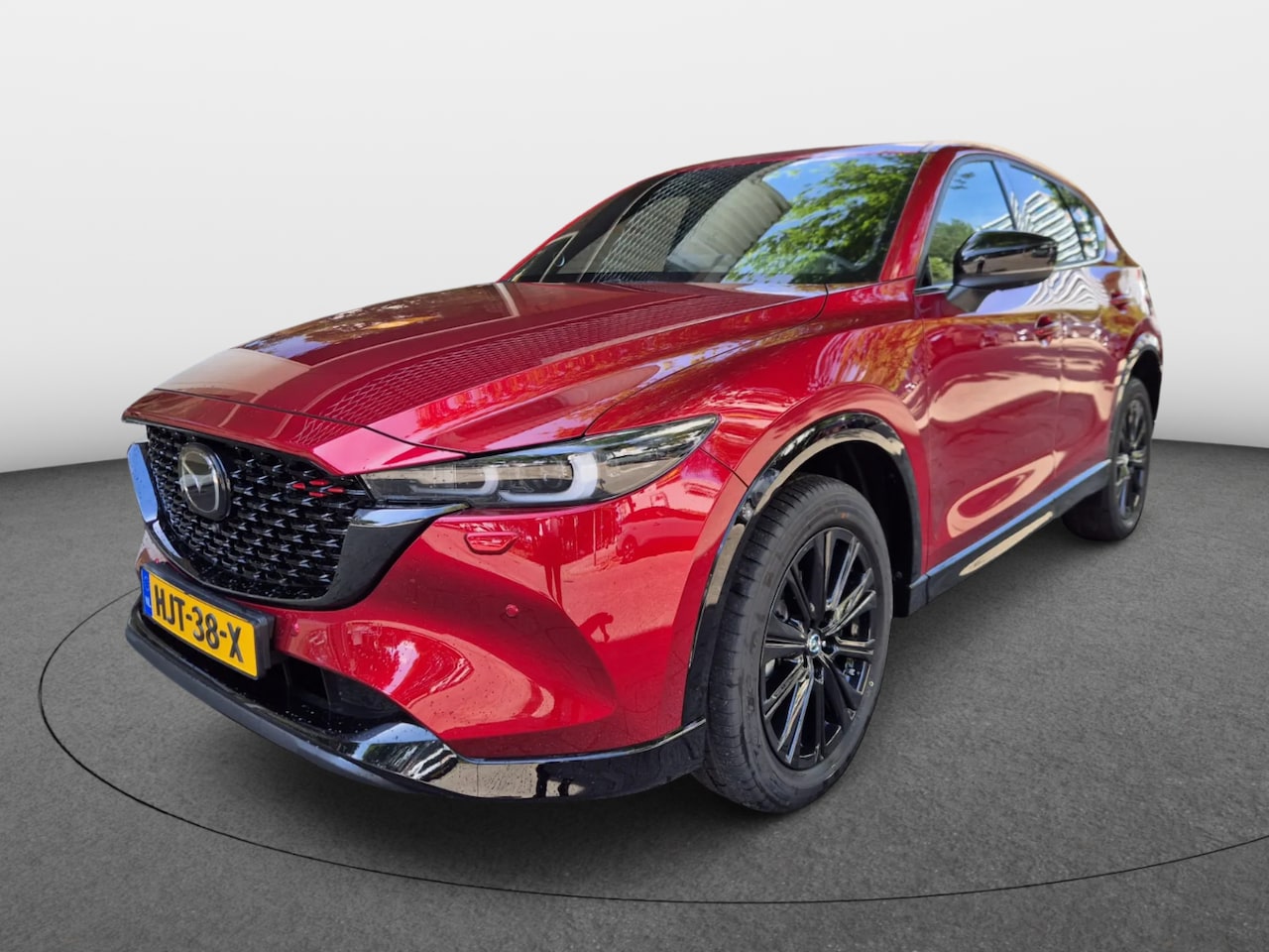 Mazda CX-5 - e-Skyactiv-G 165 Homura | 19-inch lichtmetalen velgen, Black Metallic | 360° View Monitor - AutoWereld.nl