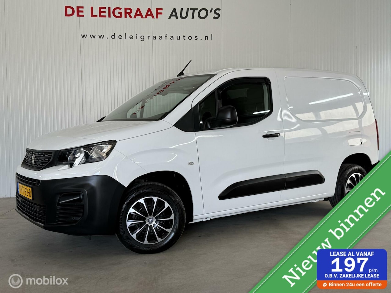 Peugeot Partner - bestel 1.5 BlueHDI [Airco,3Pers,CC,Carplay] - AutoWereld.nl