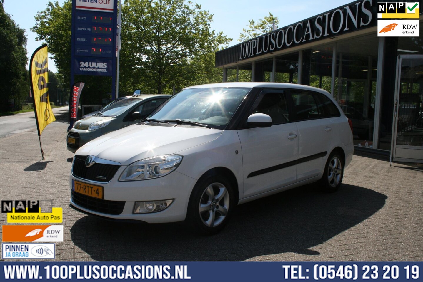 Skoda Fabia Combi - 1.2 TDI Greenline | Airco | Cruise | Nwe apk | Zeer zuinig! 1L op 29 KM - AutoWereld.nl
