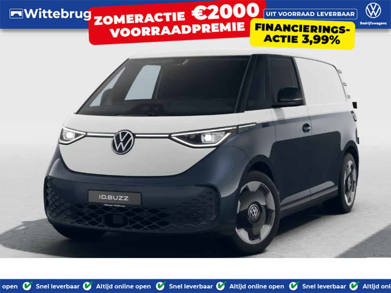 Volkswagen ID. Buzz Cargo - Anniversary Edition 79 kWh 4MOTION Anniversary Edition 79 kWh 4MOTION - AutoWereld.nl