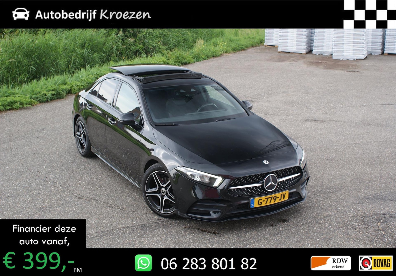 Mercedes-Benz A-klasse - 180 Business Solution ///AMG pakket | Pano | Night Pakket | Camera | Prijs incl BTW | - AutoWereld.nl