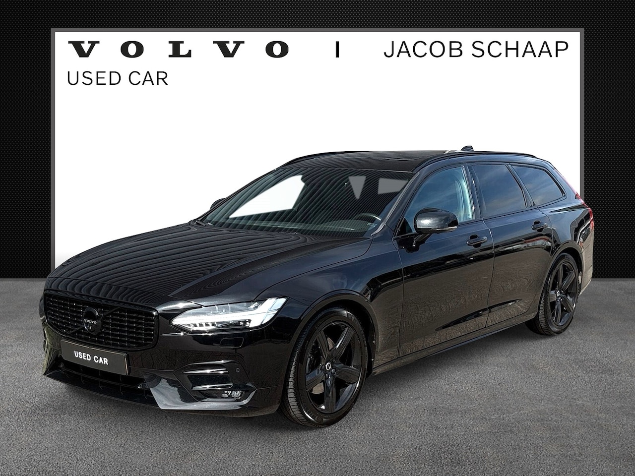 Volvo V90 - 2.0 D5 AWD R-Design / 18" Dark Velgen / Sport stoelen / 360º Camera / Harman Kardon Premiu - AutoWereld.nl