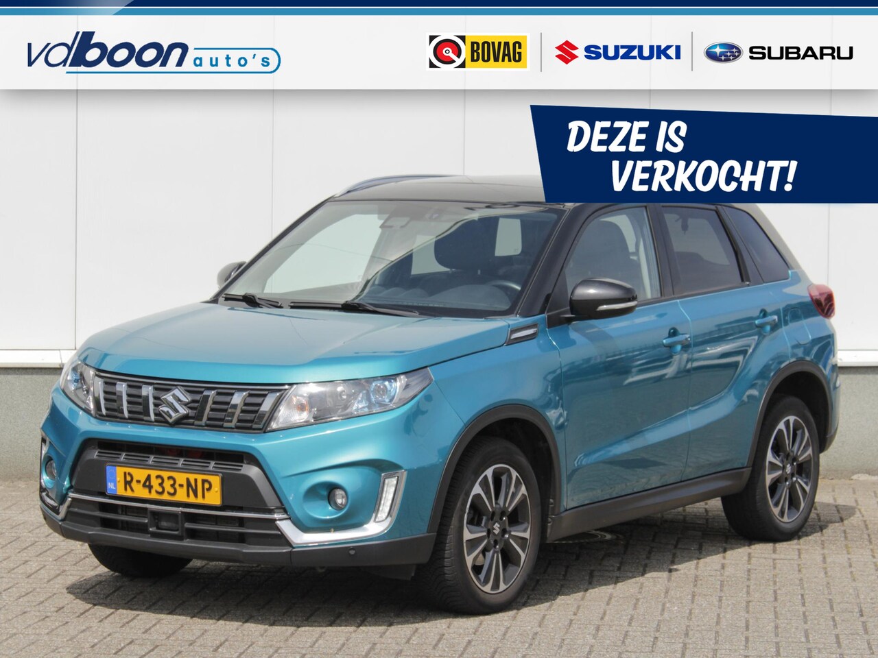 Suzuki Vitara - 1.4 Boosterjet Stijl | Navi | Cruise | Leder | Camera | Lm-Velgen | Trekhaak - AutoWereld.nl