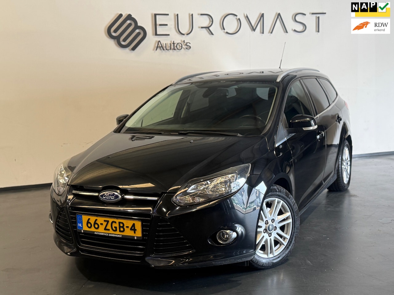 Ford Focus Wagon - 1.0 EcoBoost Titanium Navi Airco Cruise Trekhaak Nieuwe Apk - AutoWereld.nl