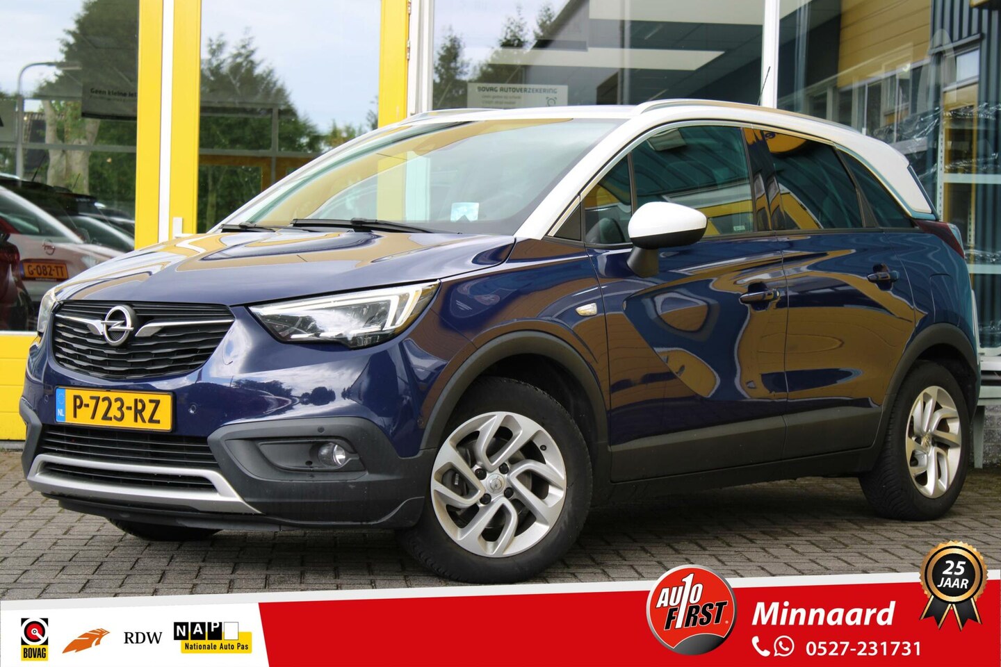 Opel Crossland X - 1.2 Turbo Innovation Navi, Stoel,stuur en voorruit verw., Pano dak, Camera - AutoWereld.nl