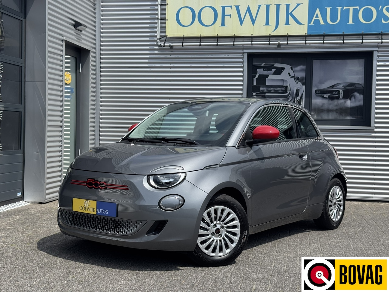 Fiat 500 - RED 42 kWh Clima Navi CarPlay Cruise-Control  Led - AutoWereld.nl