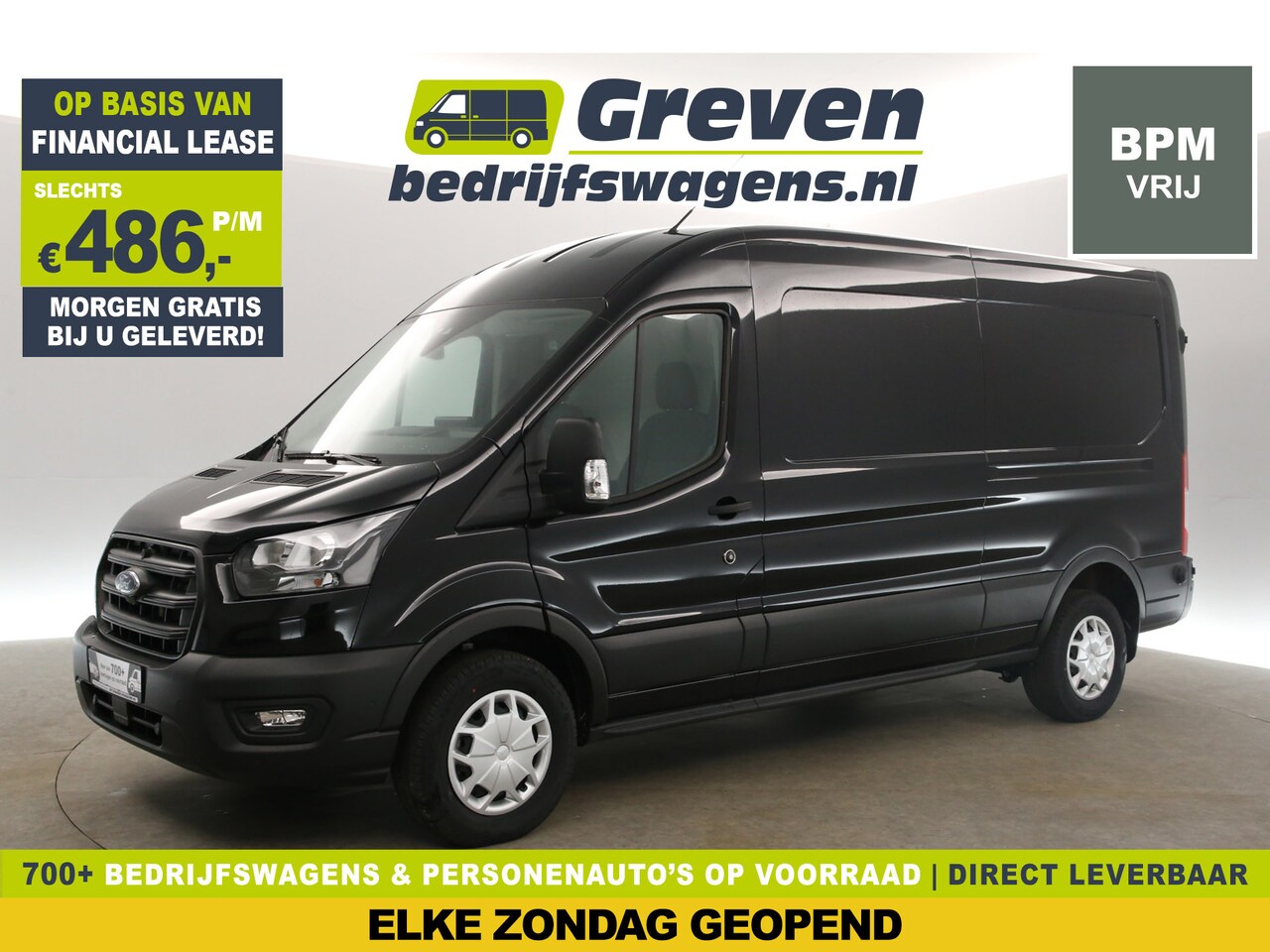 Ford Transit - L3H2 Trend NIEUW!! | BPM VRIJ! | Airco Carplay Camera Cruise Trekhaak Navi PDC Stoelverwar - AutoWereld.nl