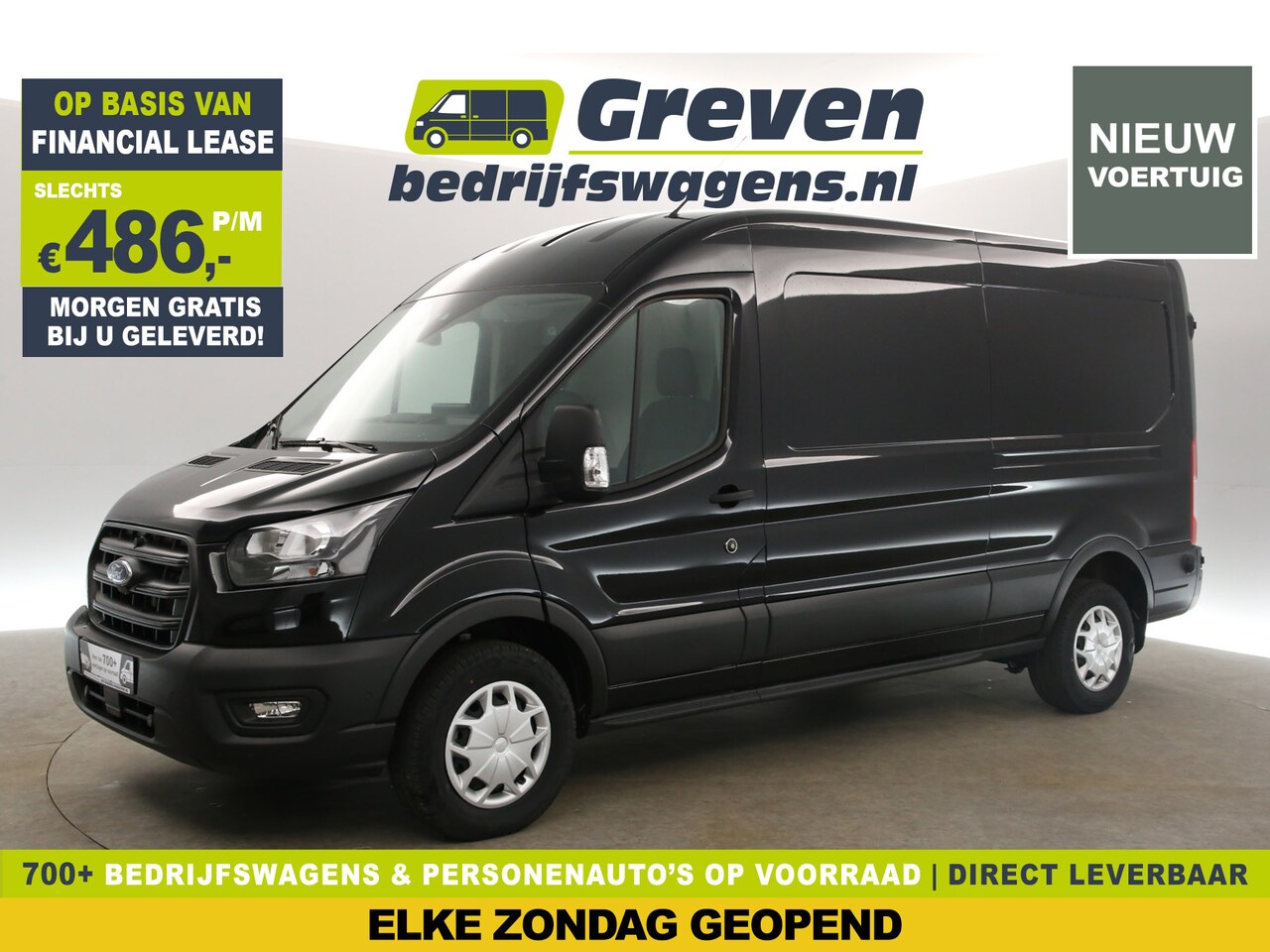 Ford Transit - L3H2 Trend | BPM VRIJ! | Airco Carplay Camera Cruise Trekhaak Navi PDC Stoelverwarming - AutoWereld.nl