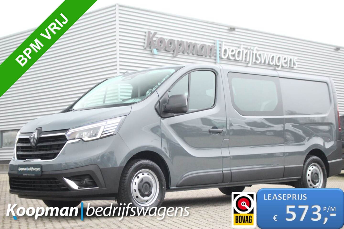 Renault Trafic - 2.0dCi 150pk T30 L2H1 DC | 6-Zits | Carplay/Android | Camera | Lease 573,- p/m - AutoWereld.nl