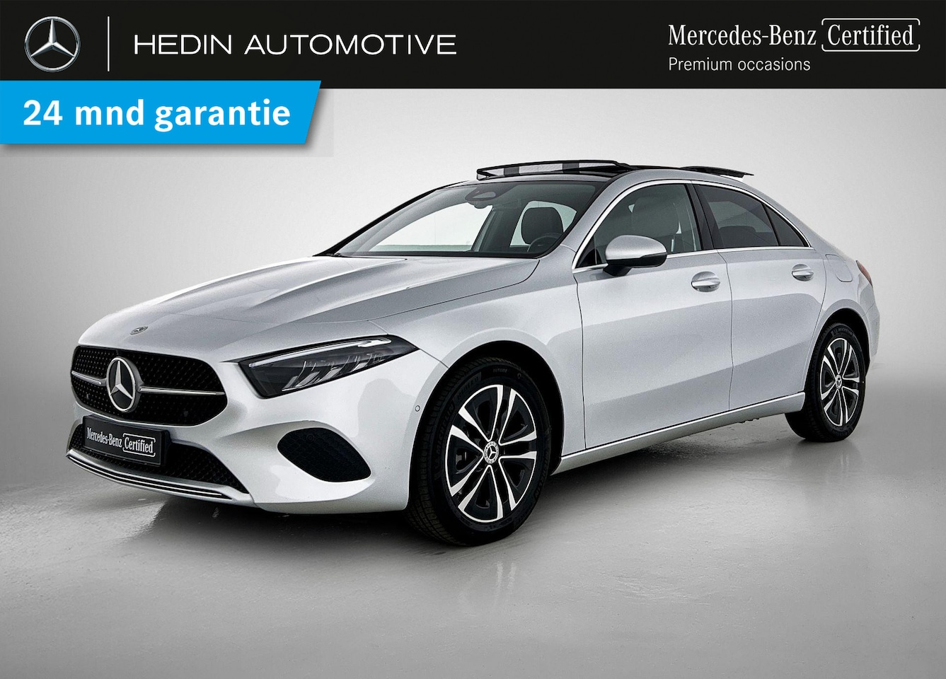 Mercedes-Benz A-klasse - A 250e Limousine Automaat Business Line | LED | Panoramadak | Parktronic | Stoelverwarming - AutoWereld.nl