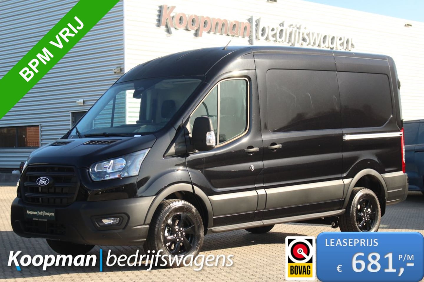 Ford Transit - 350 2.0TDCI 165pk L2H2 Trend | Automaat | 2800kg trekgewicht | L+R Zijdeur | Carplay/Andro - AutoWereld.nl
