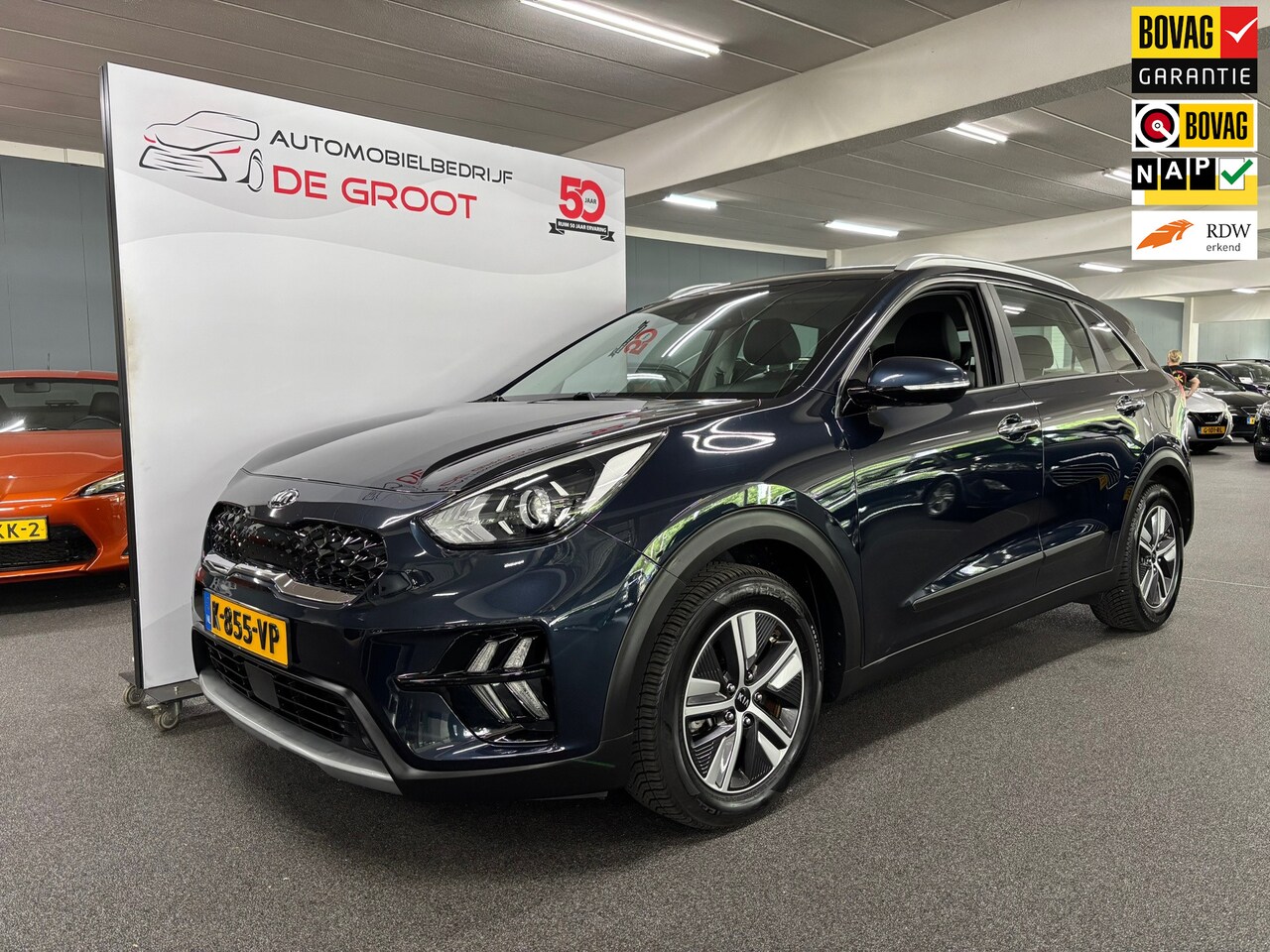 Kia Niro - 1.6 GDi Hybrid DynamicLine /NL-auto, Eerste eigenaar, Automaat, Cruise control, LM velgen, - AutoWereld.nl