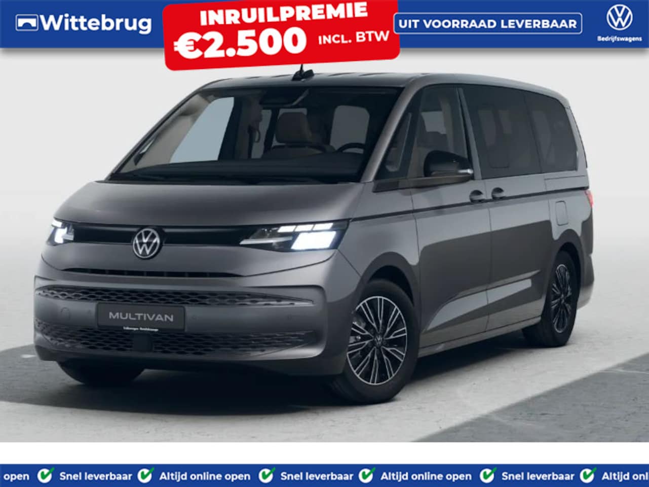 Volkswagen Multivan - economy business L2 1.5 eHybrid EU6 180 kW (245pk) 4-Motion - AutoWereld.nl