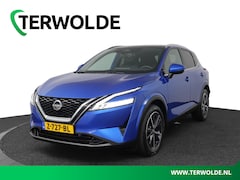 Nissan Qashqai - 1.3 MHEV Xtronic Tekna | AUTOMAAT | Panoramadak | Half leder | Head-Up | 360 Camera |