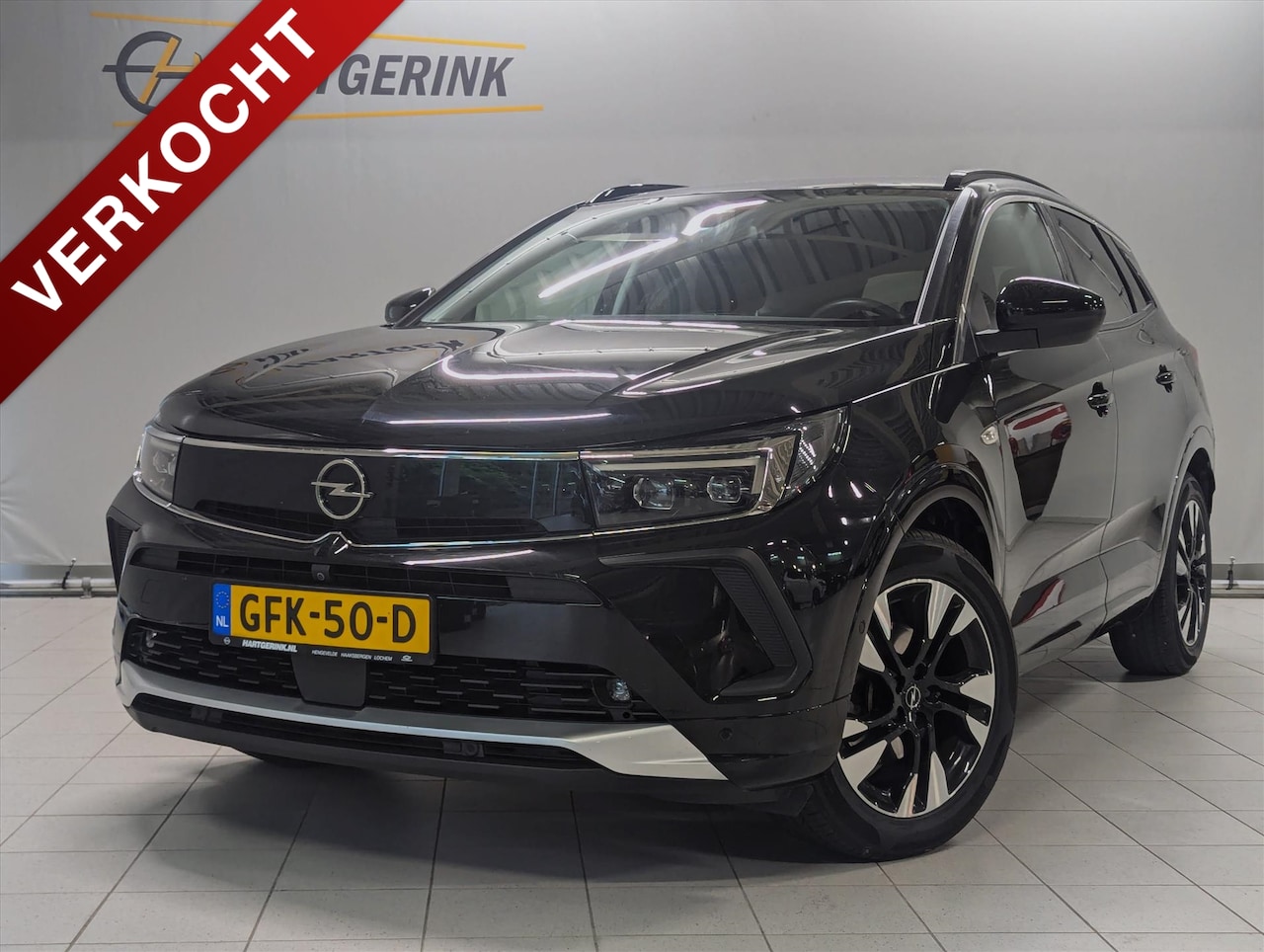 Opel Grandland - 1.2 Turbo 130pk Automaat Ultimate *Navi/Camera/A-Cruise/Stoelverwarming* - AutoWereld.nl