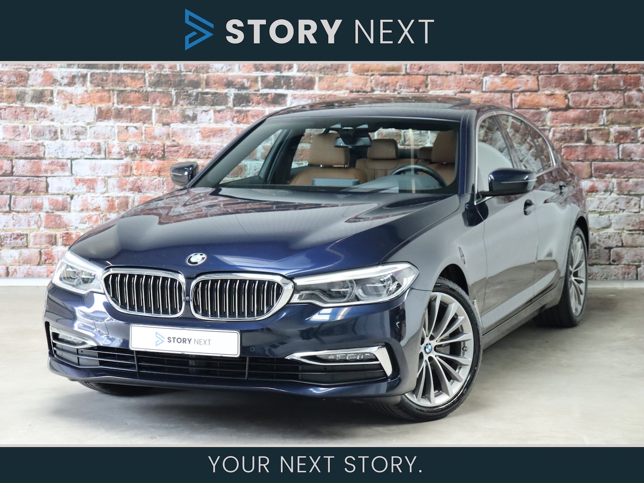 BMW 5-serie - 520i High Executive Luxury Line Automaat / Schuif-/Kanteldak / Surround View / Cruise Cont - AutoWereld.nl