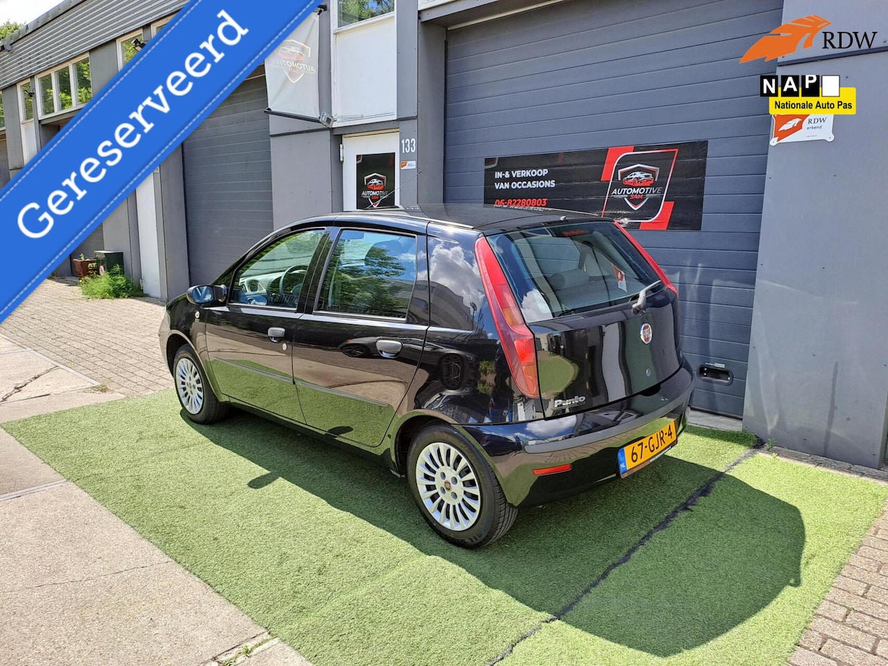 Fiat Punto - 1.2 Classic Edizione Cool Zwart 2008 NAP Apk - AutoWereld.nl