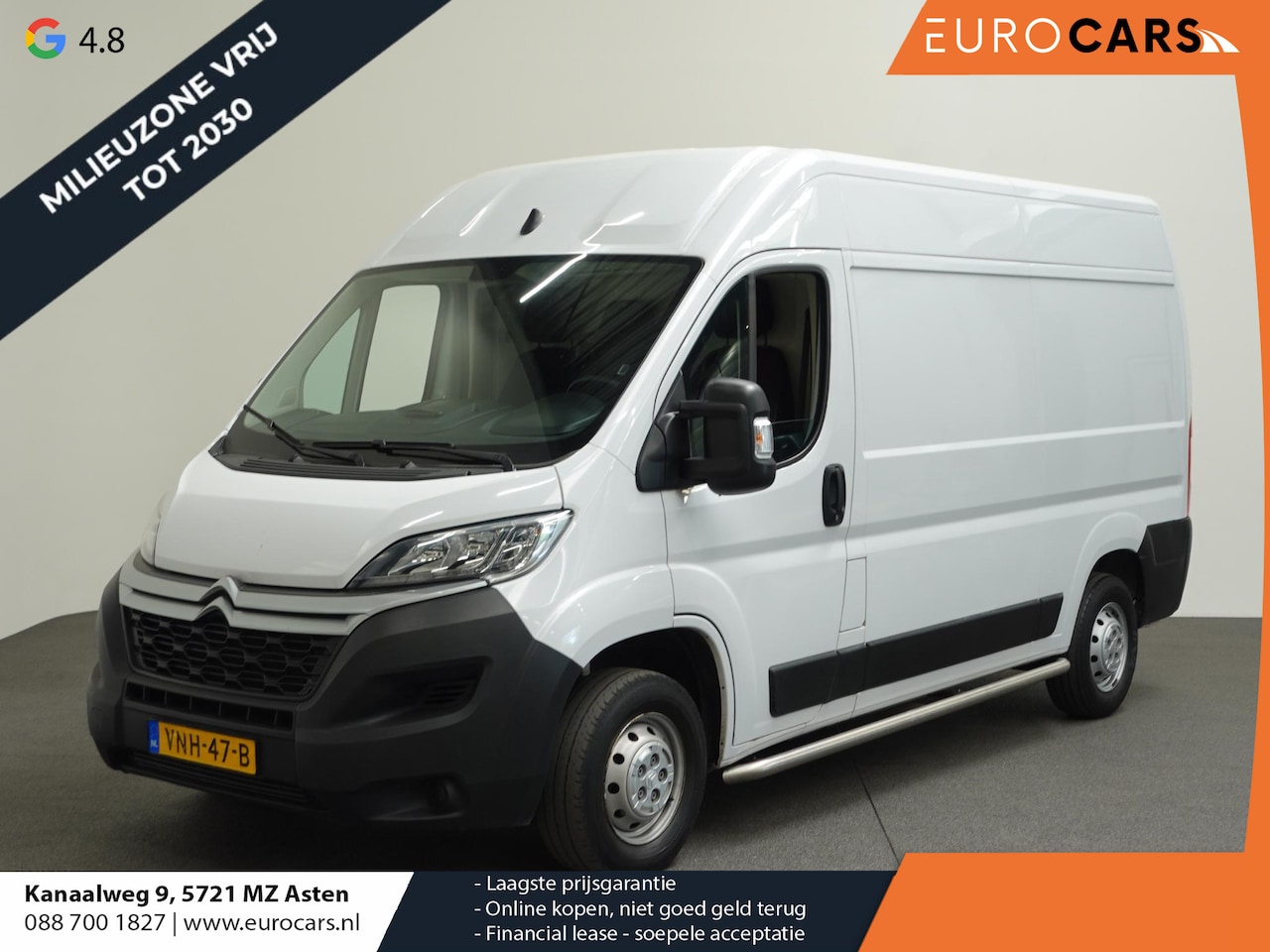 Citroën Jumper - L2H2 120pk Navigatie Camera Airco Cruise control Trekhaak Sidebars 3-zits Euro6 - AutoWereld.nl