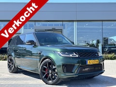 Land Rover Range Rover Sport - P400e 404pk AWD HSE Dynamic | Gewrapped - Originele kleur Santorini Black | 22" SVR wielen