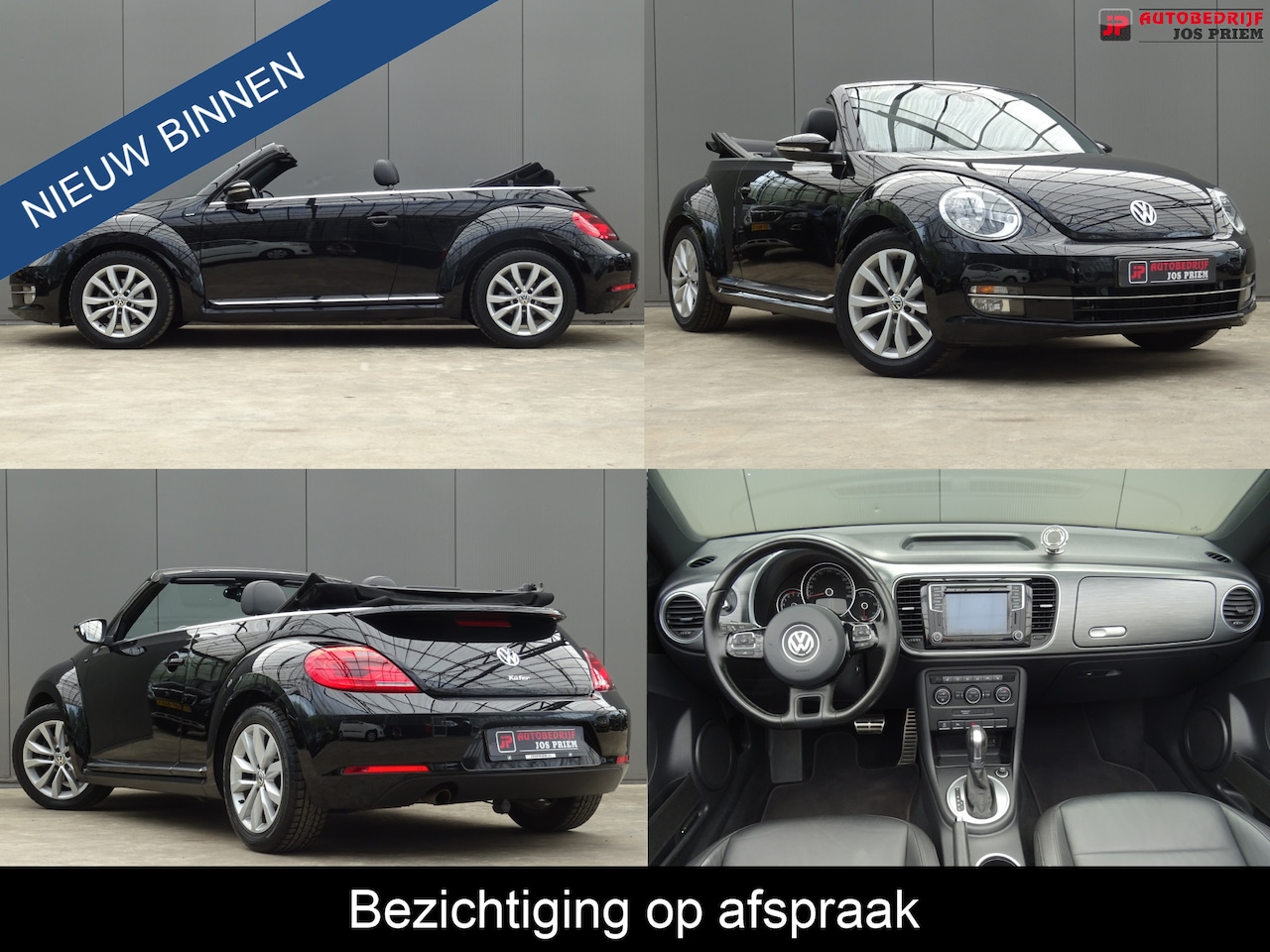 Volkswagen Beetle Cabriolet - 1.2 TSI Design BlueMotion * LEER * NAVI * CAMERA !! - AutoWereld.nl