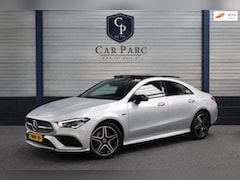 Mercedes-Benz CLA-Klasse - 250 e AMG LED/SFEER/PANO/HALF LEER+ALCANTARA+S.VERWARMING+MEMORY/LMV/CAM/LINE/ACC/ECC/12 M