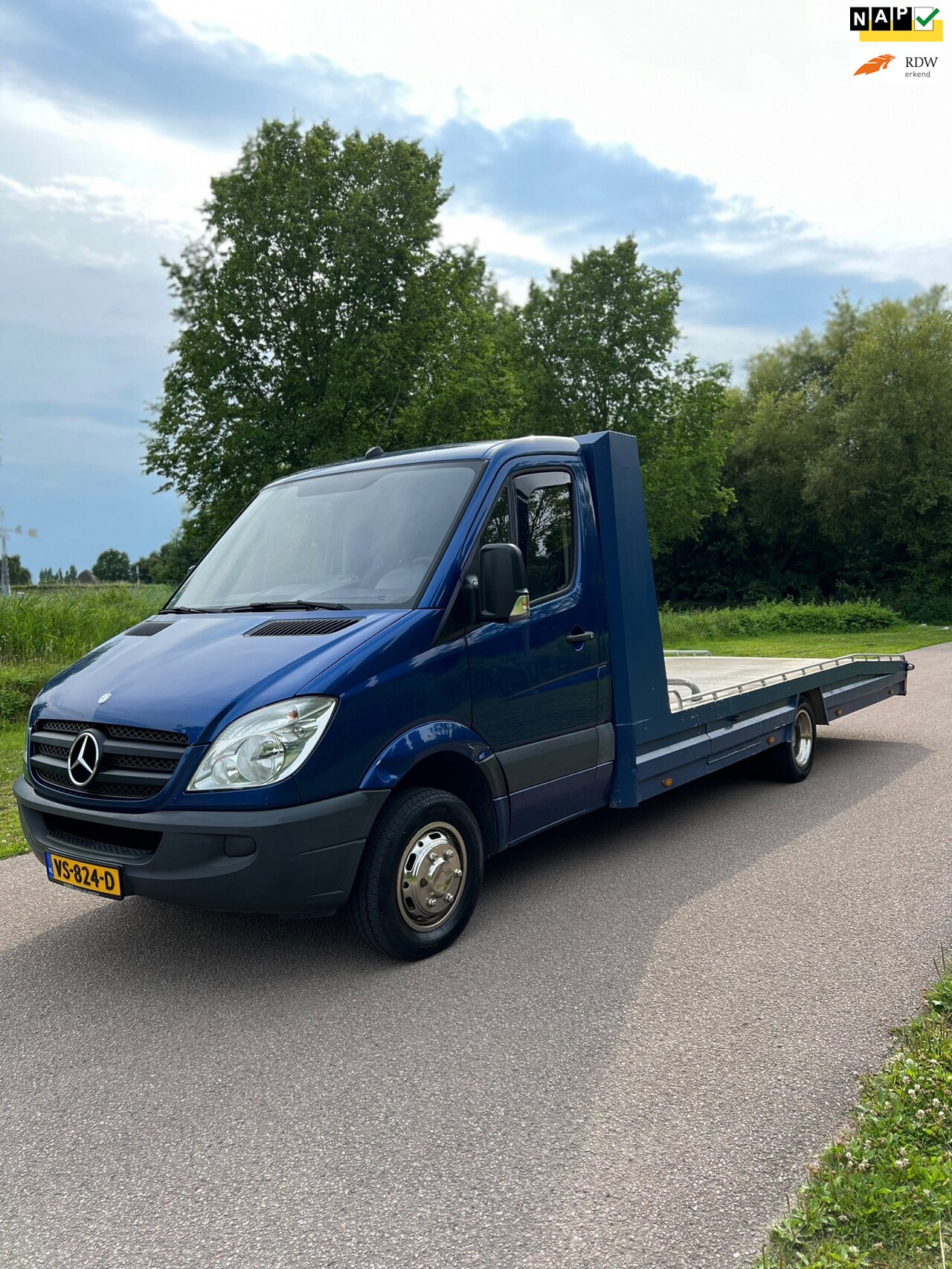 Mercedes-Benz Sprinter - 511 2.2 CDI 432 NEW APK / AIRCO / 6 BAK / TACHOGRAAF / TREKHAAK / ELECT.PKKT / BOEKJES / C - AutoWereld.nl