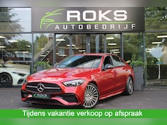 Mercedes-Benz C-klasse - 180 AMG Line NightPakket/Navi/Camera/Apple Carplay/Burmester/19Inch/H-leder