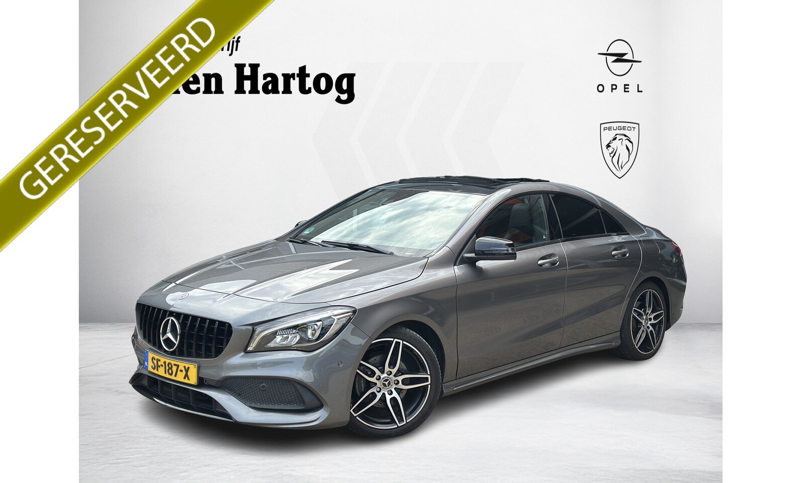 Mercedes-Benz CLA-Klasse - 200 Ambition 157PK Automaat AMG-Line VOL./ Panoramadak/Leder/18"LM velgen/Stoelverwarming - AutoWereld.nl