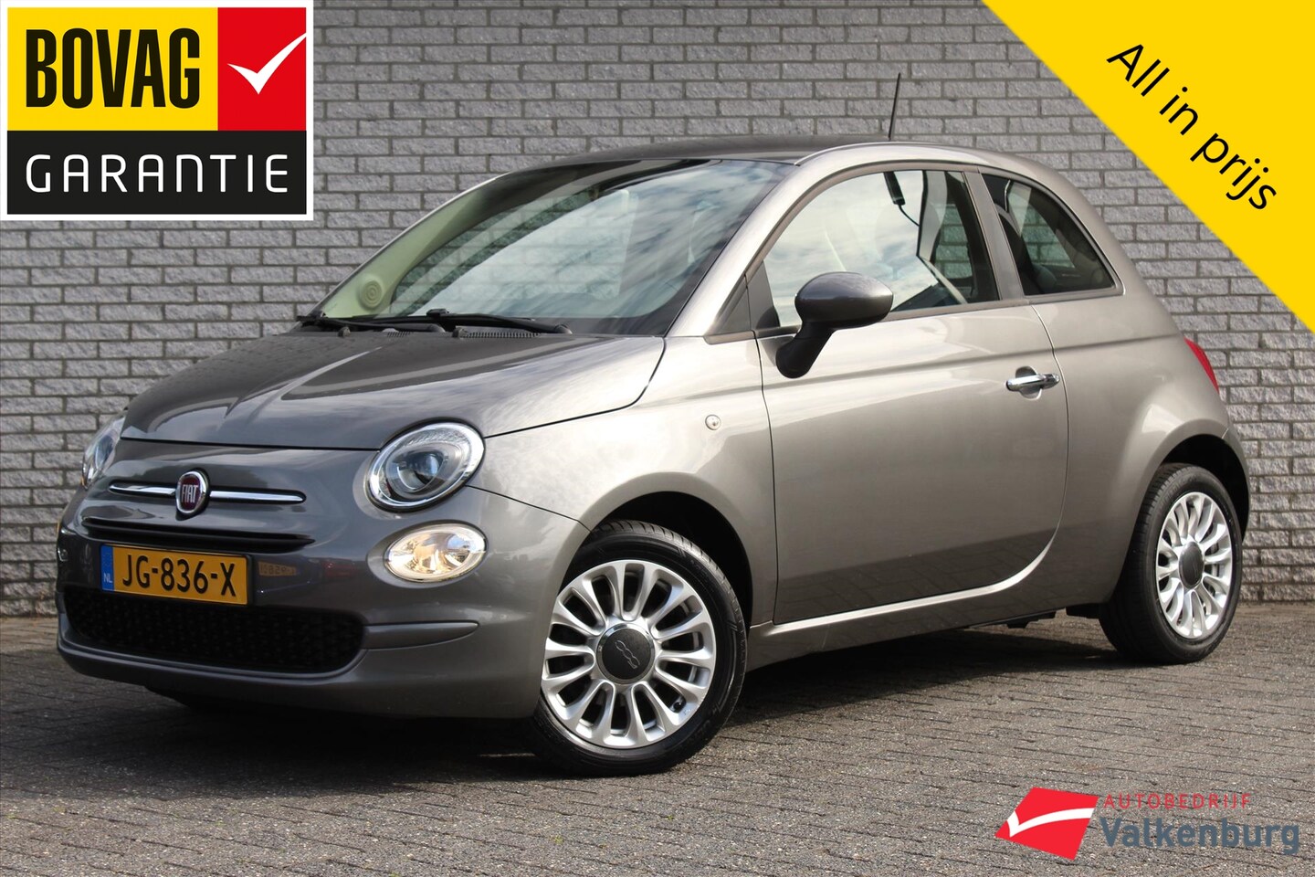 Fiat 500 - 1.2 69pk Pop Star | Airco | Lichtmetalen velgen | Aux en USB aansluiting - AutoWereld.nl