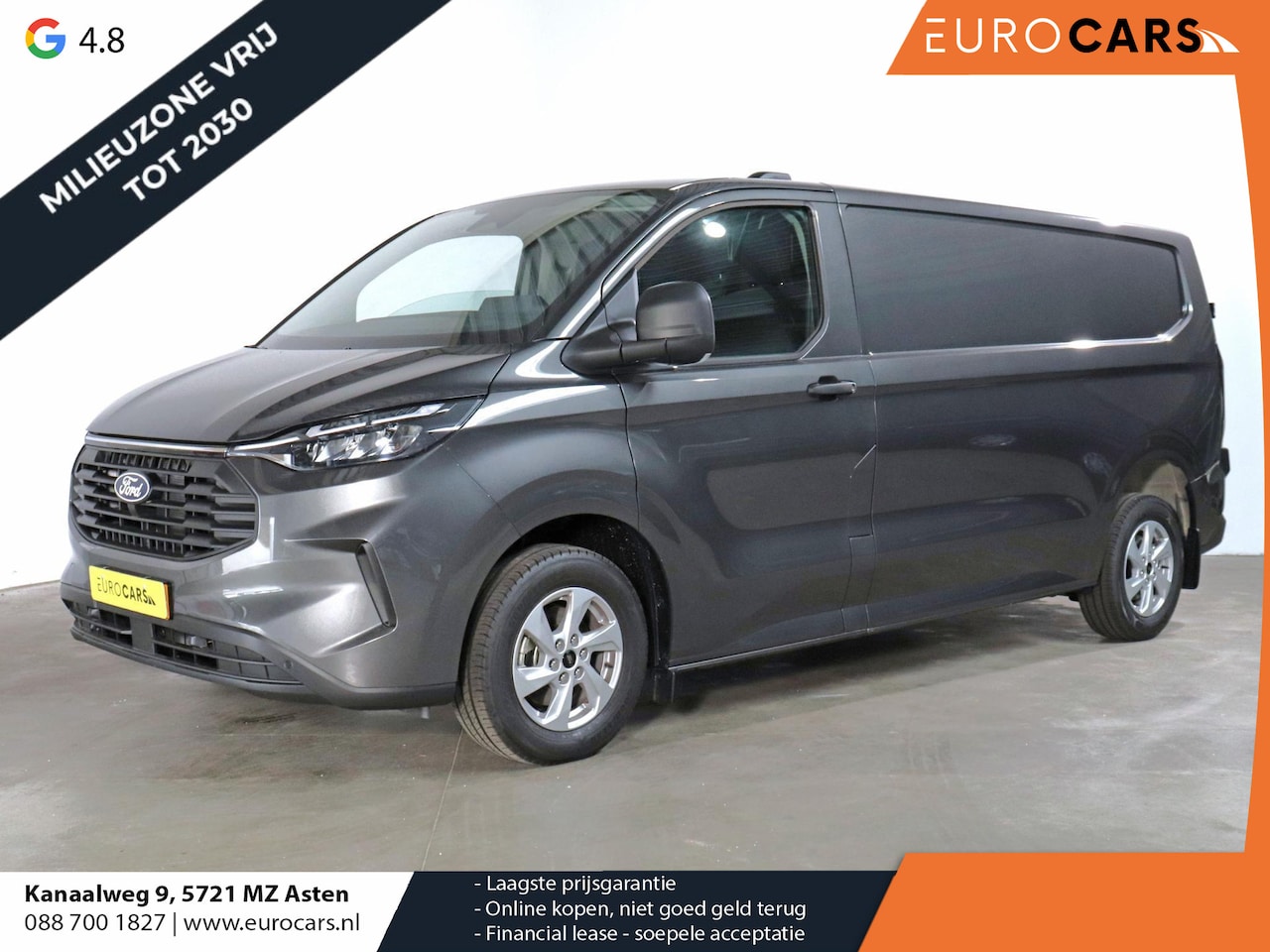 Ford Transit Custom - 300 2.0 TDCI L2H1 Trend Automaat Airco Navi Cruise - AutoWereld.nl