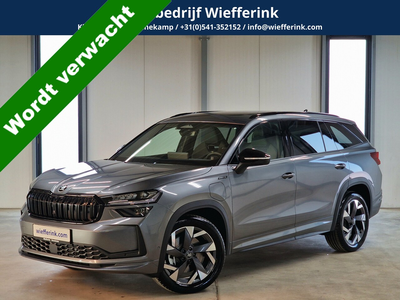 Skoda Kodiaq - 1.5 TSI PHEV Sportline Business 204pk | Panodak | Trekhaak | 360 camera | Light & View | D - AutoWereld.nl