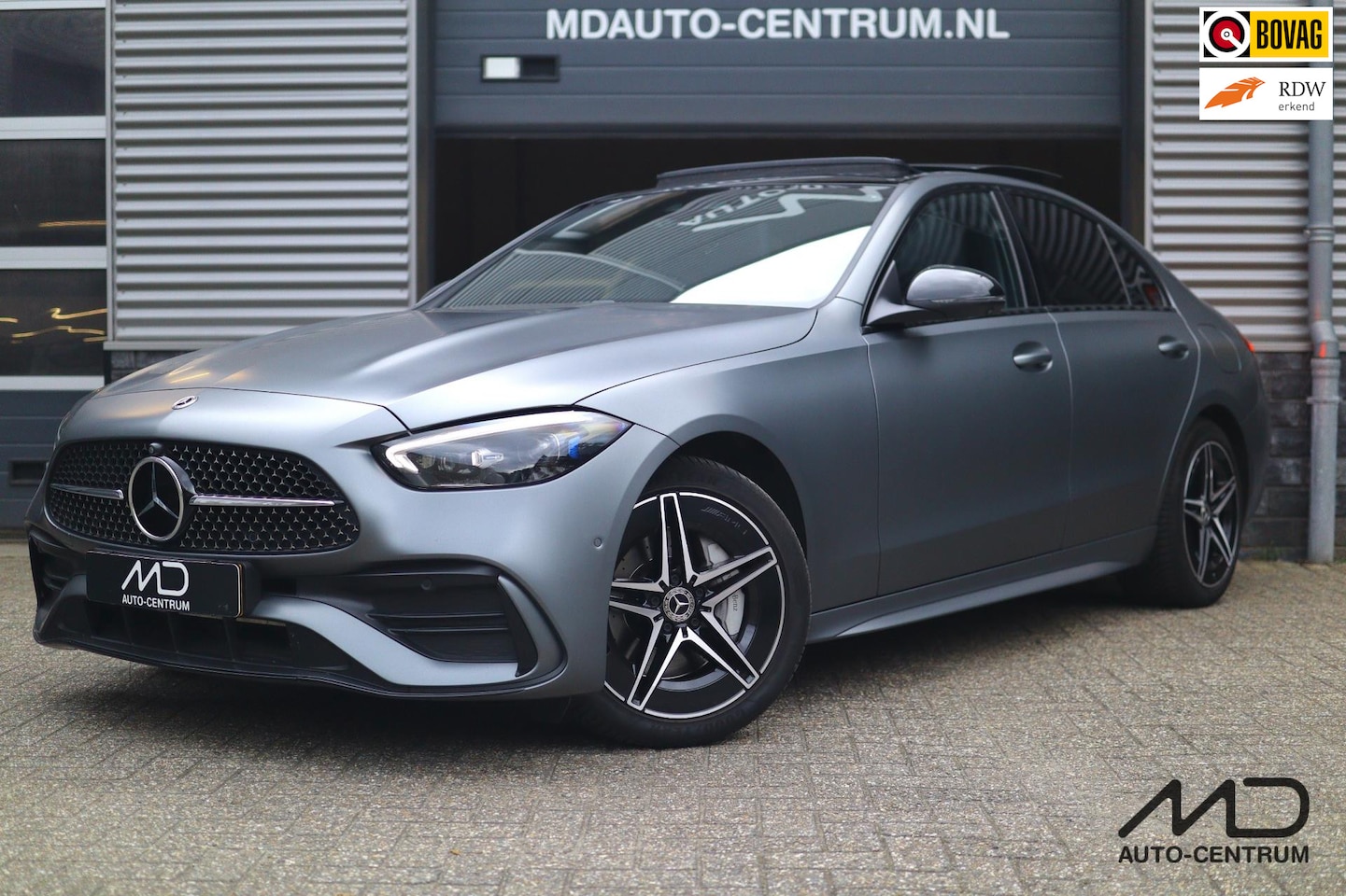 Mercedes-Benz C-klasse - 300 e AMG| Pano| Memory| 360| Magno - AutoWereld.nl