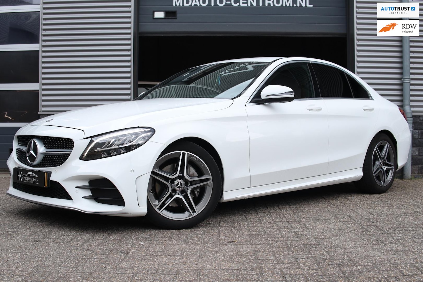 Mercedes-Benz C-klasse - 220d AMG| leer| Night| Automaat| 18 inch| - AutoWereld.nl
