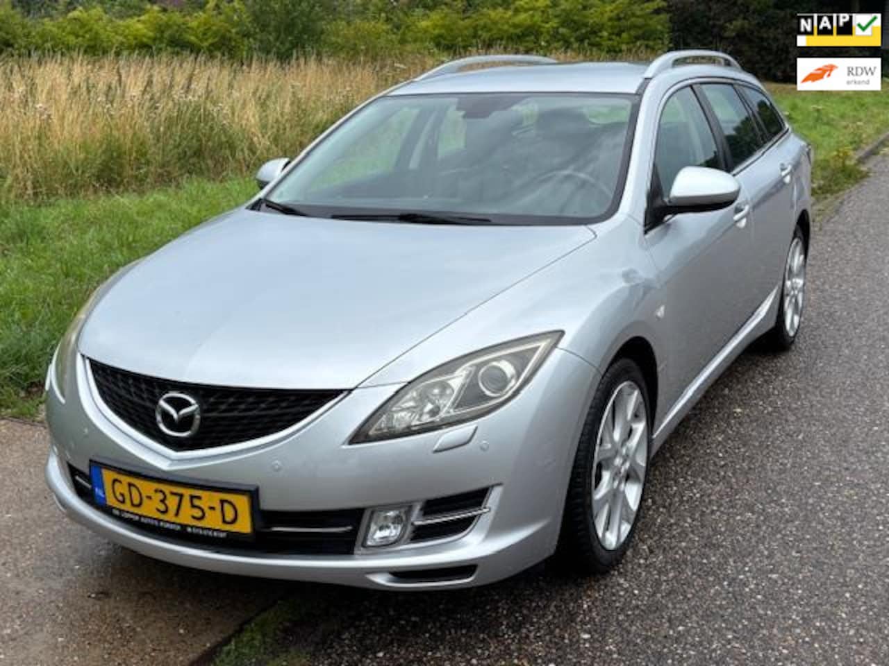 Mazda 6 Sportbreak - 2.5 S-VT GT-M ECC Audio-CD/MP3 Leder LMV 18" Cruisecontrol Bi-Xenon PDC ESP TCS Dealeronde - AutoWereld.nl