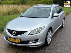 Mazda 6 Sportbreak - 2.5 S-VT GT-M ECC Audio-CD/MP3 Leder LMV 18" Cruisecontrol Bi-Xenon PDC ESP TCS Dealeronde