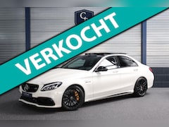 Mercedes-Benz C-klasse - AMG 63 S 510+PK KERAMISCH/KUIPSTOELEN/SFEER/PANO/LEER+S.VERWARMING/19" LMV/360 CAM/ACC/ECC