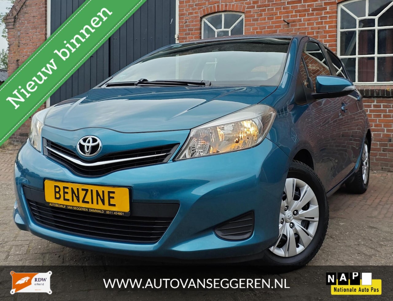 Toyota Yaris - 1.0 VVT-i - Trekhaak/Navi/Camera/Garantie/APK - AutoWereld.nl