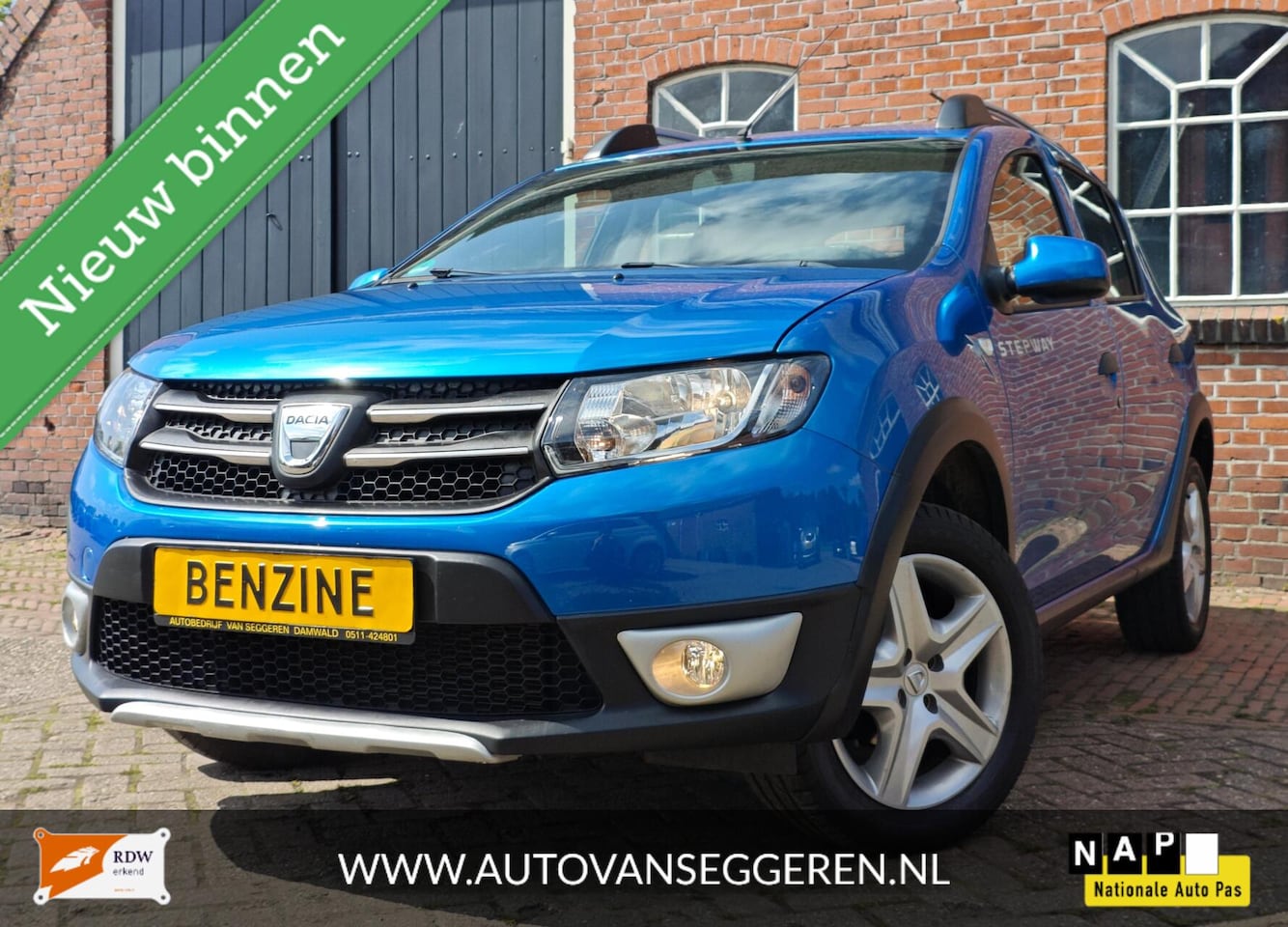 Dacia Sandero Stepway - 0.9 TCe - Garantie/Navi/Stoelverwarming - AutoWereld.nl