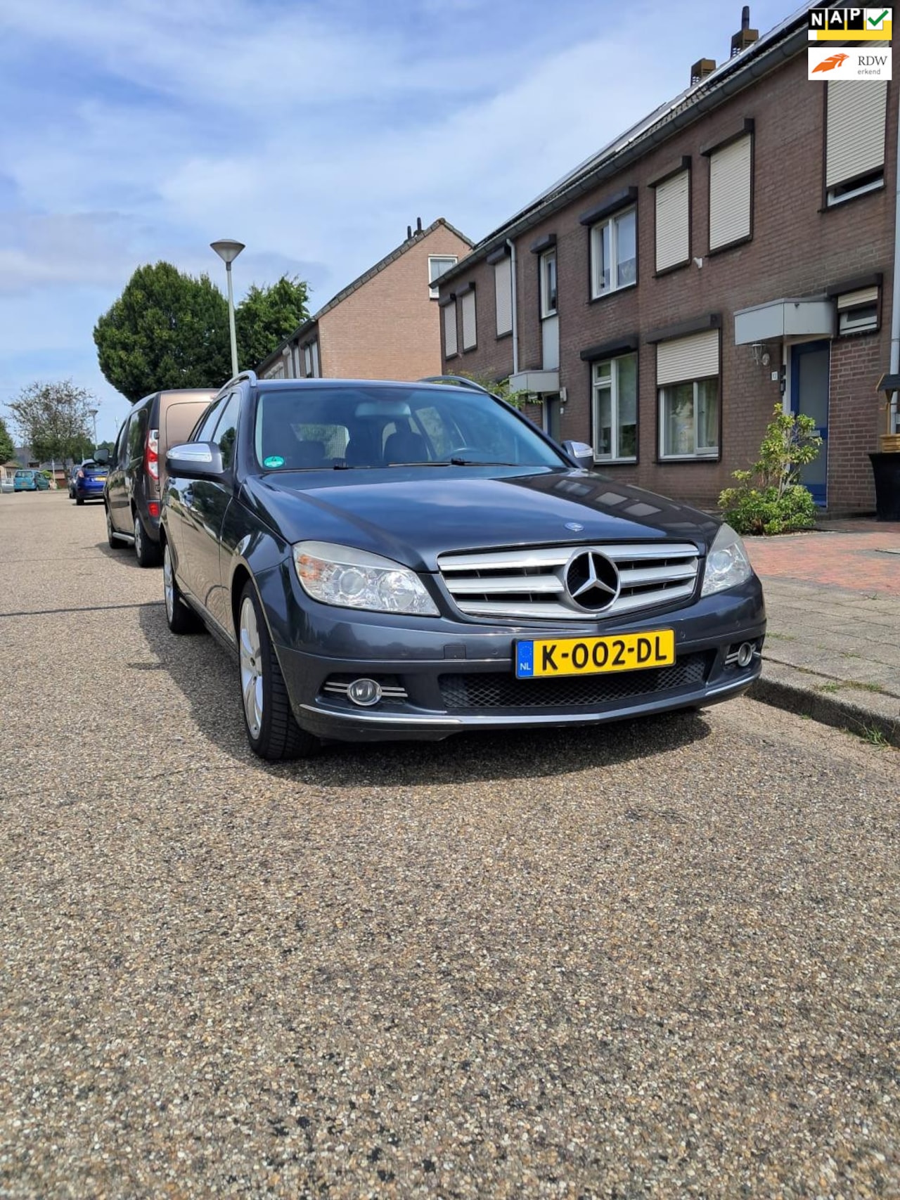 Mercedes-Benz C-klasse Estate - 200 CDI Avantgarde Bj 2008 Airco Leer - AutoWereld.nl