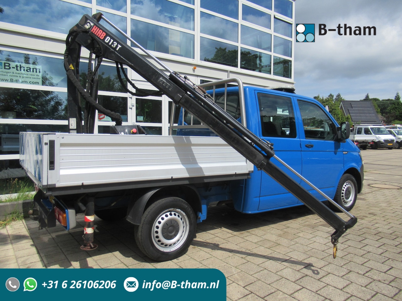 Volkswagen Transporter - T5 2.0 TDI 75KW DOKA + HIAB Dubbelcabine - AutoWereld.nl